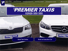 Tablet Screenshot of premiertaxis.net